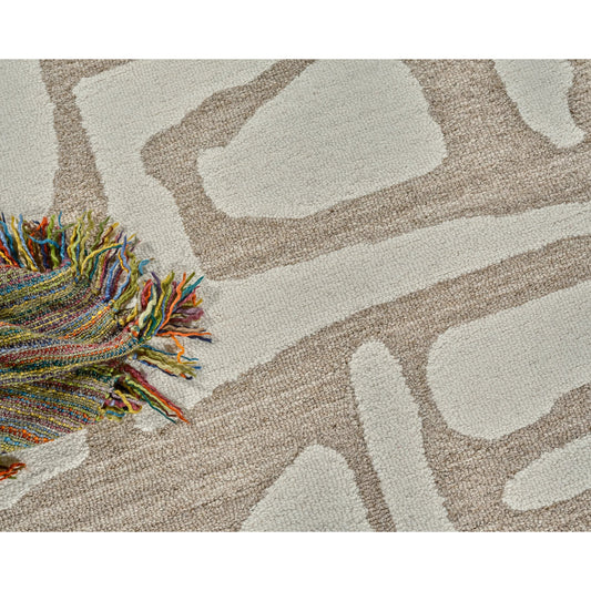 Carmel 6848 Rug by Exquisite Rugs in camel, ivory. Made from new zealand wool in a unique style.