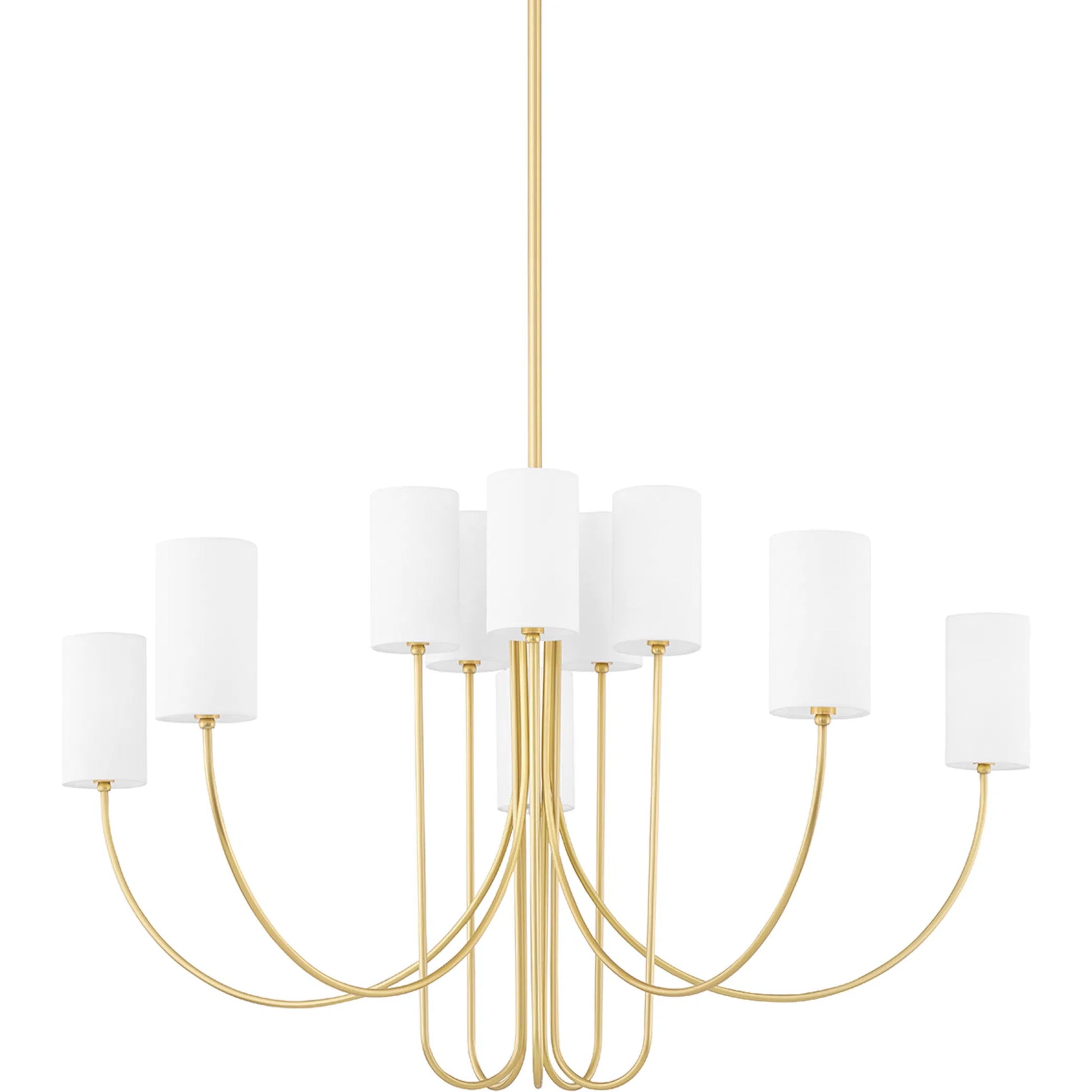 Harlem Chandelier by Hudson Valley. Made from steel in a transitional style.