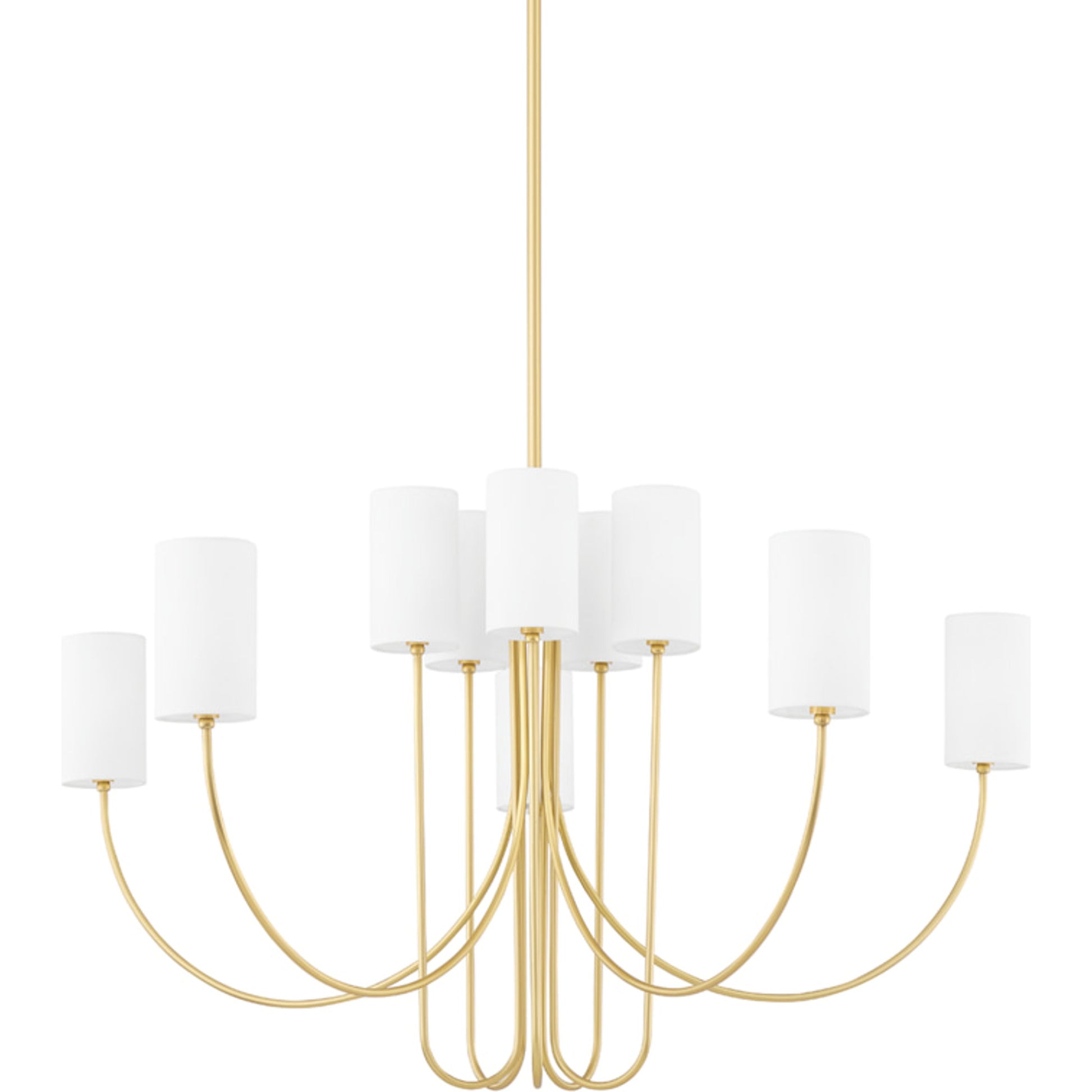 Harlem Chandelier by Hudson Valley. Made from steel in a transitional style.