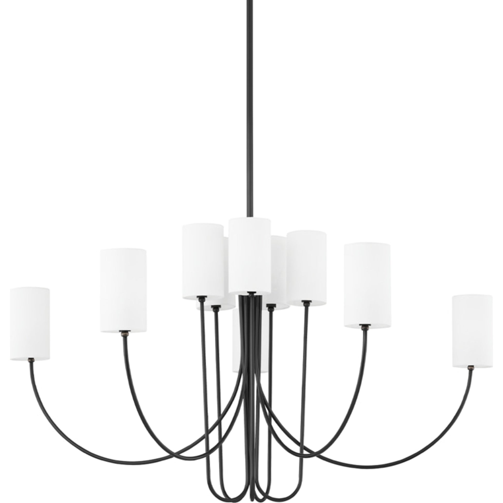 Harlem Chandelier by Hudson Valley. Made from steel in a transitional style.
