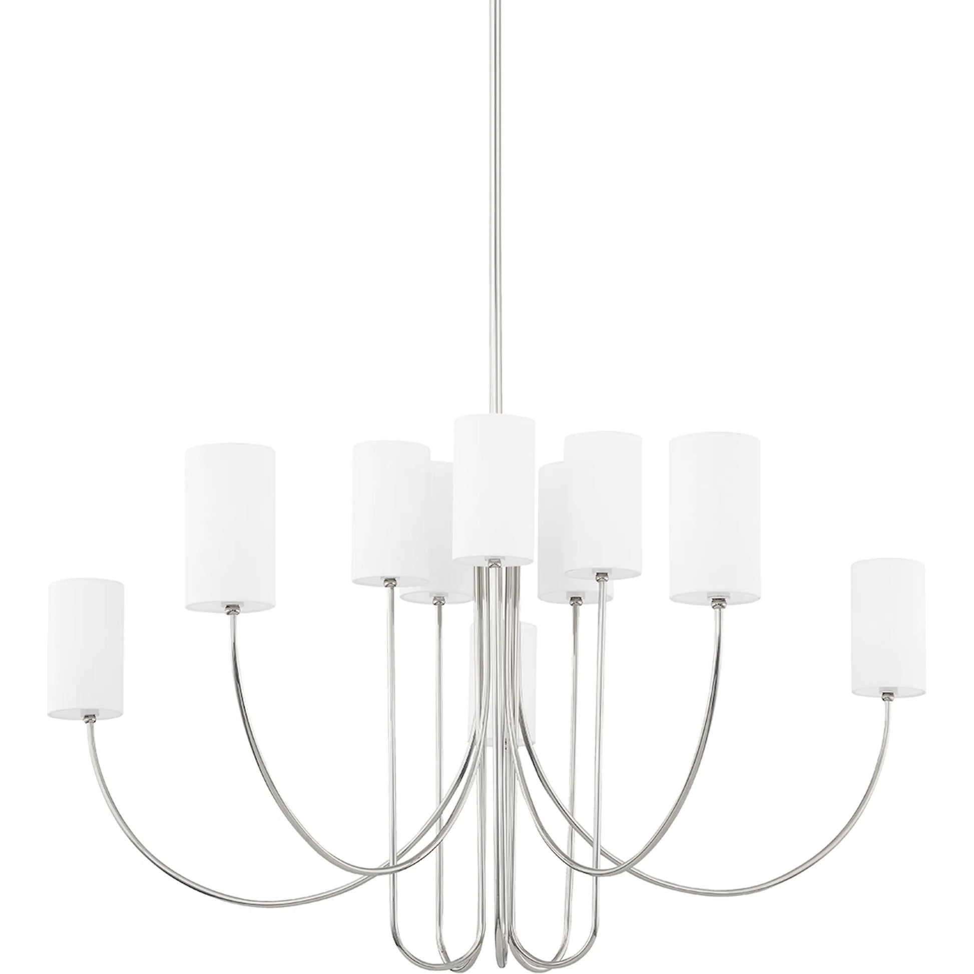Harlem Chandelier by Hudson Valley. Made from steel in a transitional style.