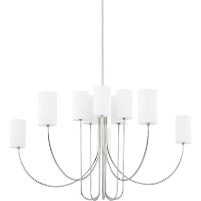 Harlem Chandelier by Hudson Valley. Made from steel in a transitional style.