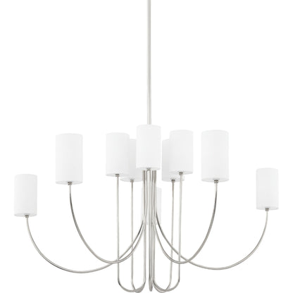 Harlem Chandelier by Hudson Valley. Made from steel in a transitional style.
