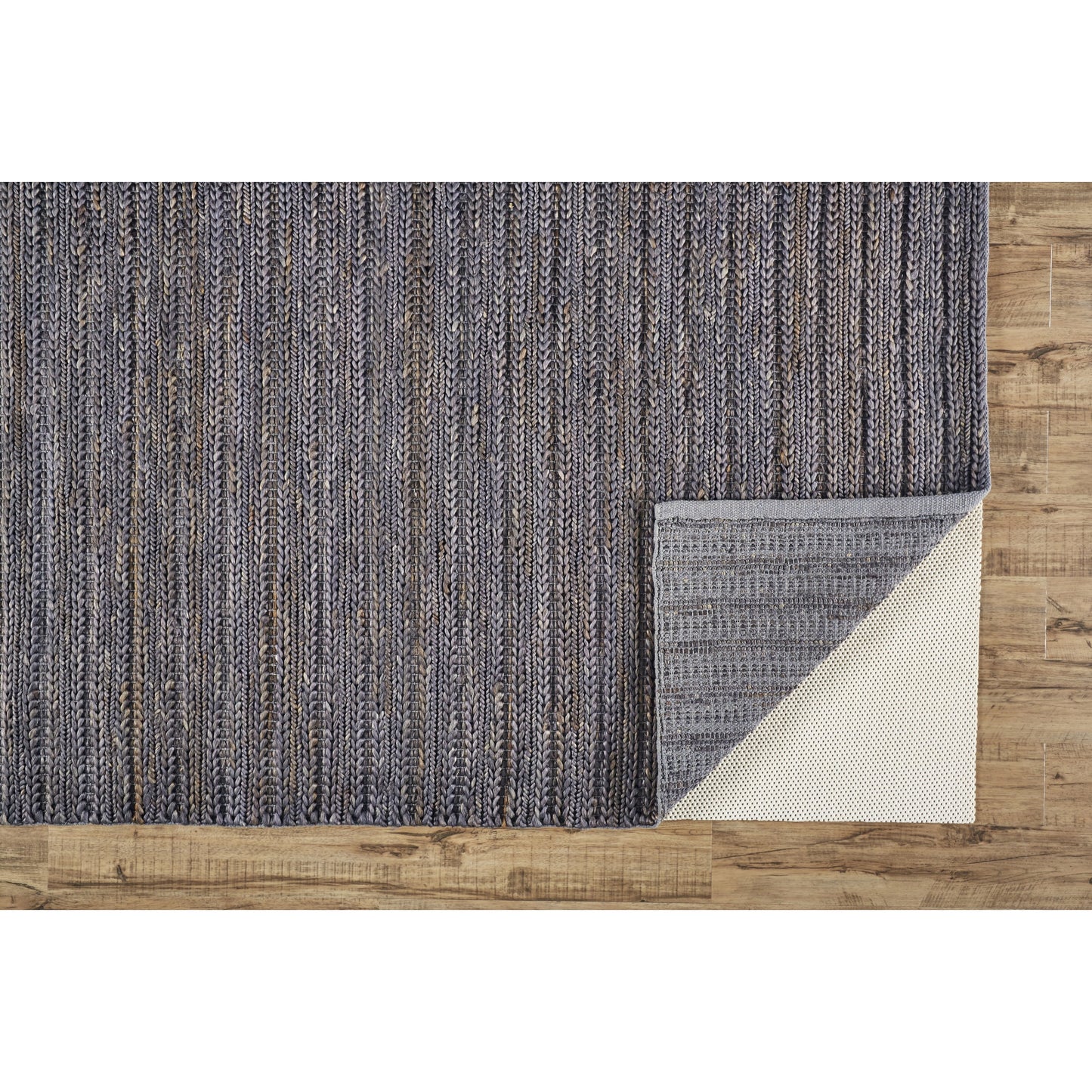 000 SI-1751234,SI-1751235 | Closeup | Kaelani Transitional Rug - 0769F by Feizy in brown, blue, taupe. Made from jute in a unique style.