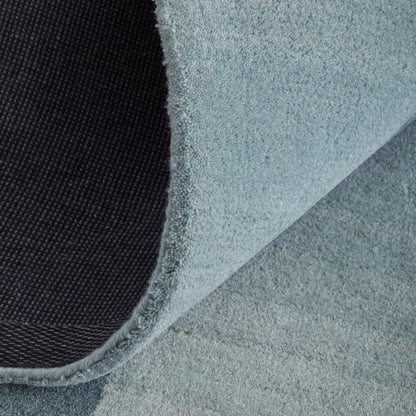 Katya Geometric Rug - KTY8991F by Feizy in blue, white. Made from wool in a unique style.