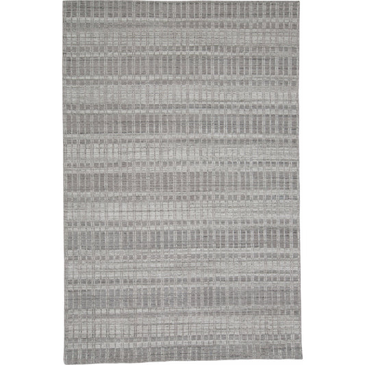 Odell Transitional Geometric Rug - 6385F by Feizy. Made from viscose, wool in a unique style.