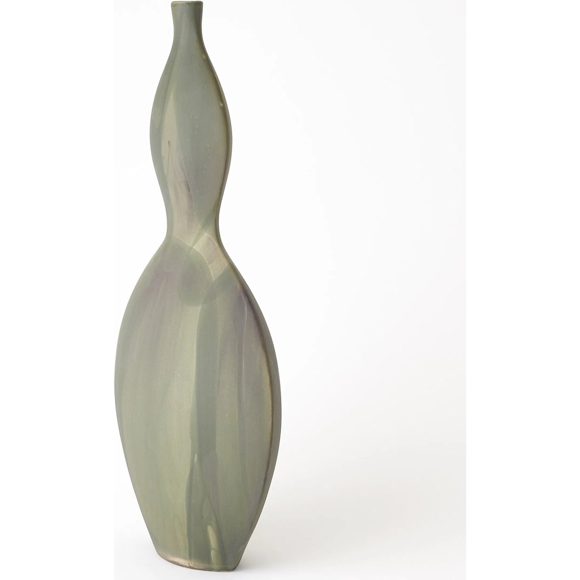Helios Green Vase by Global Views in green. Made from unique in a unique style.