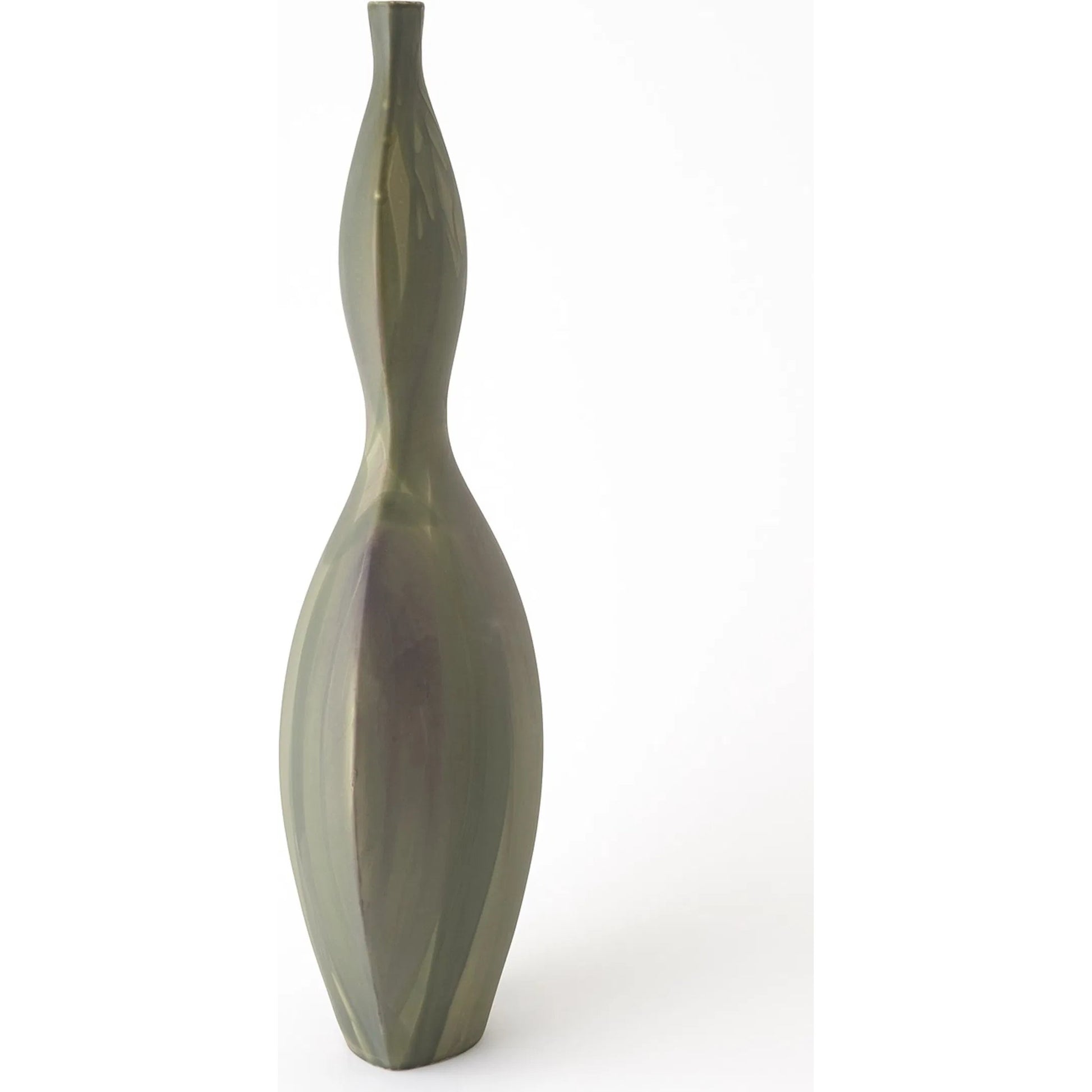 Helios Green Vase by Global Views in green. Made from unique in a unique style.