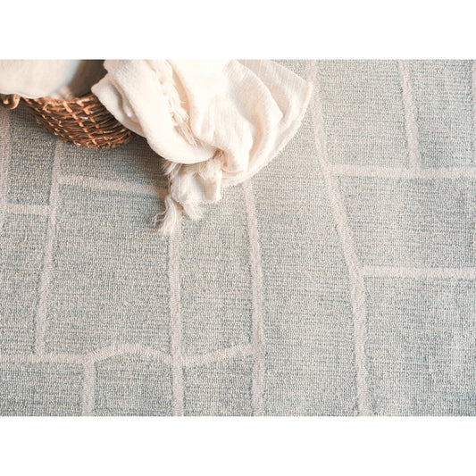Tangiers 6872 Rug by Exquisite Rugs in blue, ivory. Made from new zealand wool in a unique style.