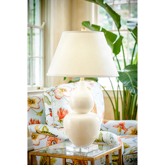 Fulton Vase Lamp by Chelsea House. Made from ceramic, porcelain in a modern style.
