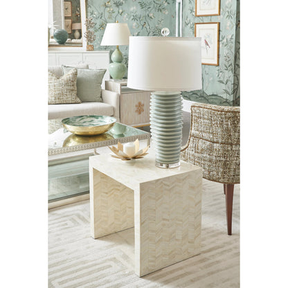 Fulton Vase Lamp by Chelsea House. Made from ceramic, porcelain in a modern style.