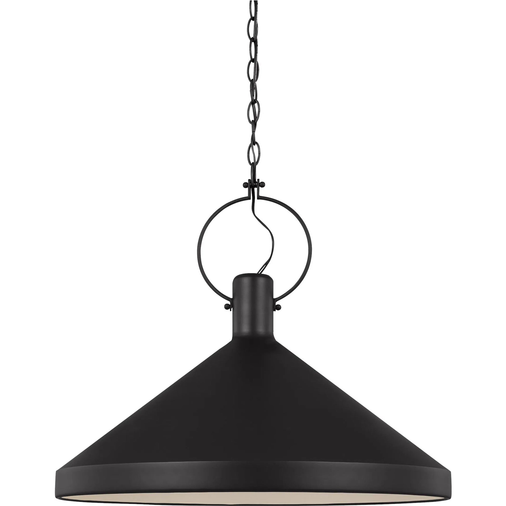 Lyon Large One Light Pendant by Visual Comfort & Co.. Made from steel in a unique style.
