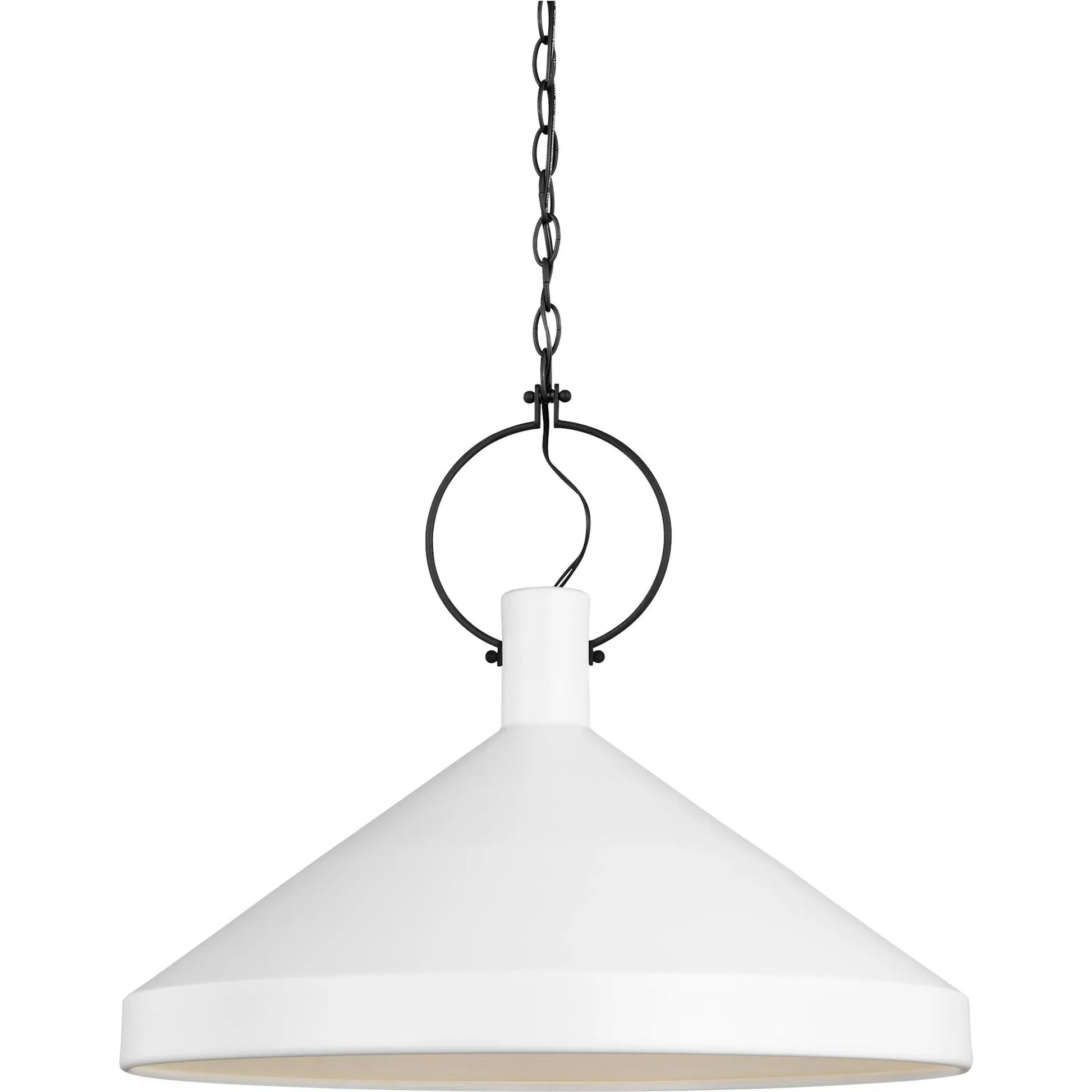 Lyon Large One Light Pendant by Visual Comfort & Co.. Made from steel in a unique style.