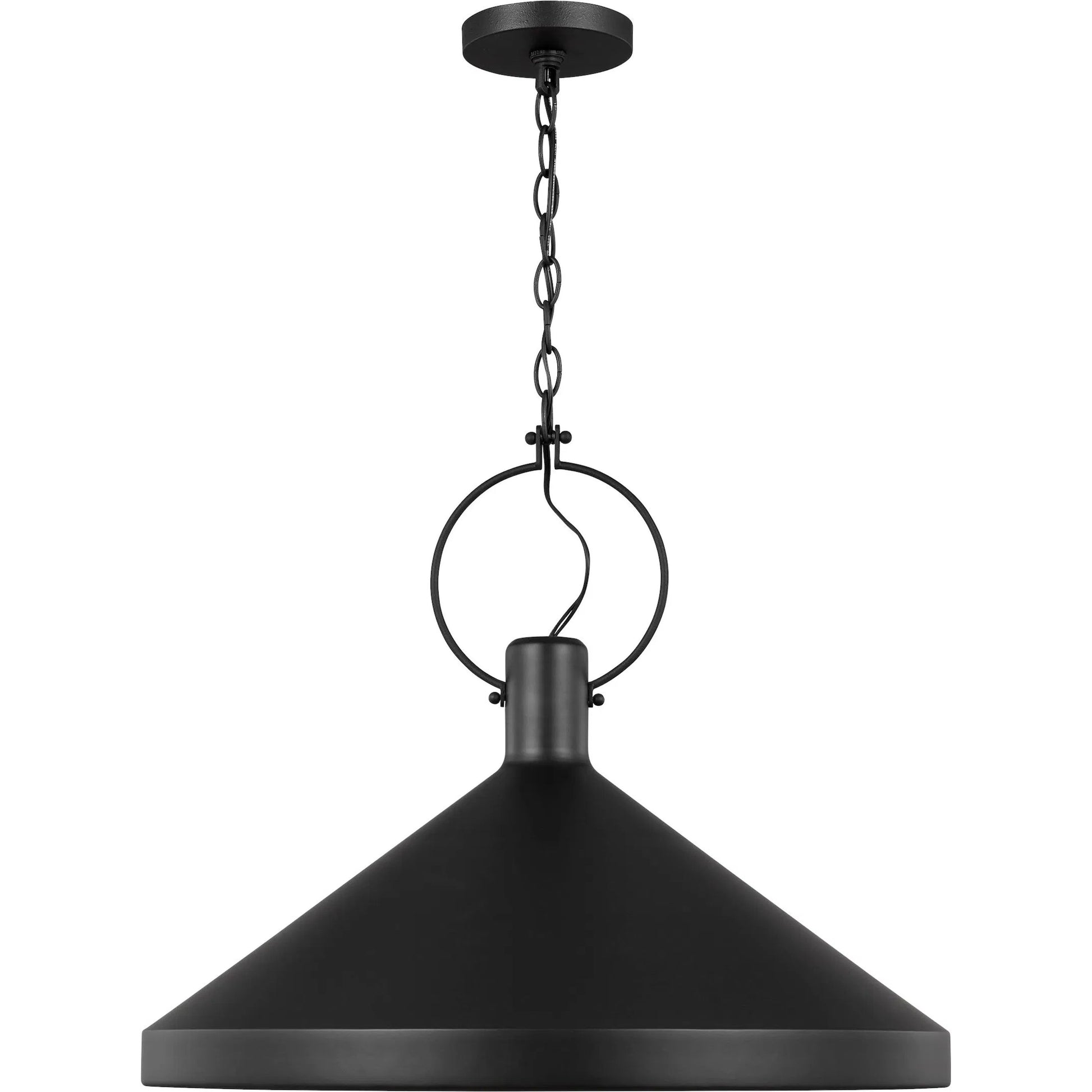 Lyon Large One Light Pendant by Visual Comfort & Co.. Made from steel in a unique style.