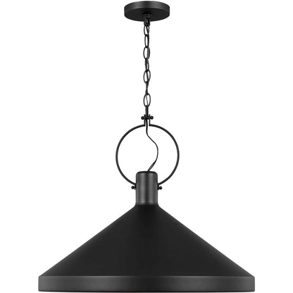 Lyon Large One Light Pendant by Visual Comfort & Co.. Made from steel in a unique style.