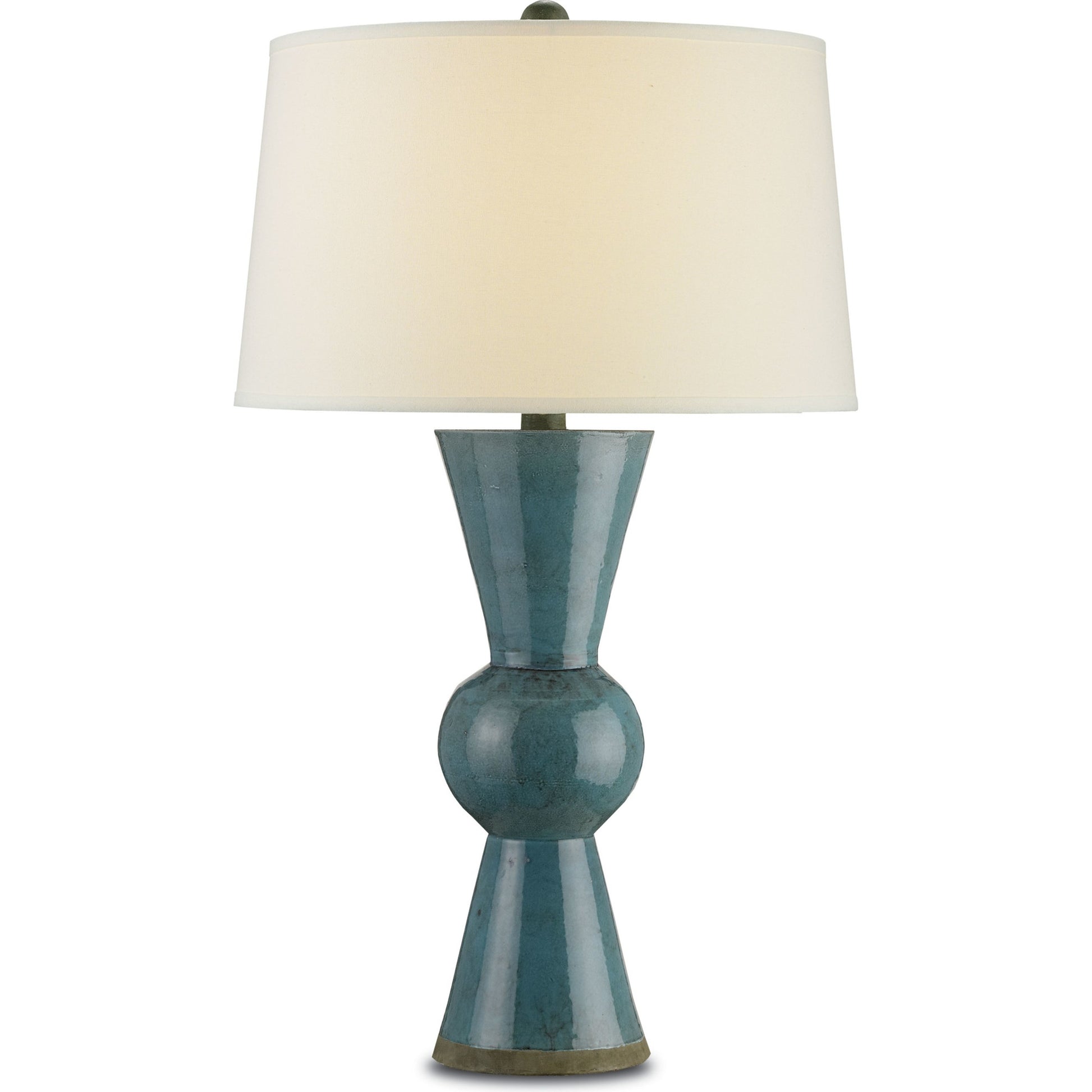 Upbeat Table Lamp by Currey and Company. Made from terracotta, wrought iron in a modern style.