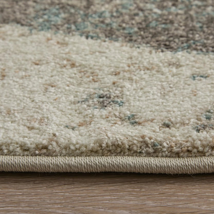 Eden Color Block EDN39QVF Rug by Feizy in ivory, blue, green. Made from polypropylene in a unique style.