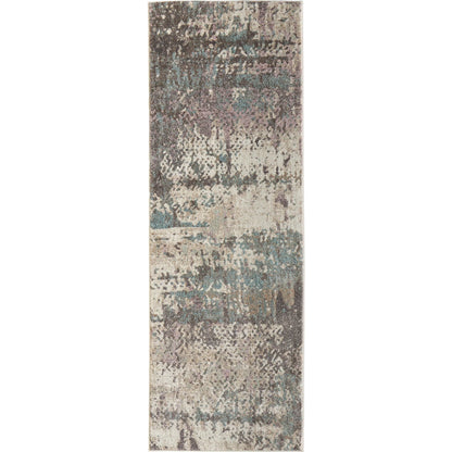 Eden EDN39QRF Rug by Feizy in ivory, blue, purple. Made from polypropylene in a unique style.