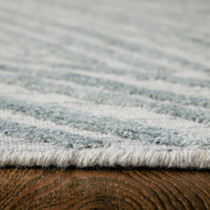 Elias Rug - ELS69FYF by Feizy in green, ivory, tan. Made from viscose, wool in a unique style.