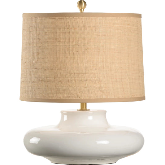 Gainsboro Lamp by Chelsea House in white, cream and white glaze finish. Made from unique in a unique style.