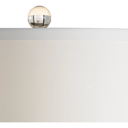 Marblized Lamp by Chelsea House in white, green marblized, gold, clear. Made from ceramic, porcelain in a transitional style.