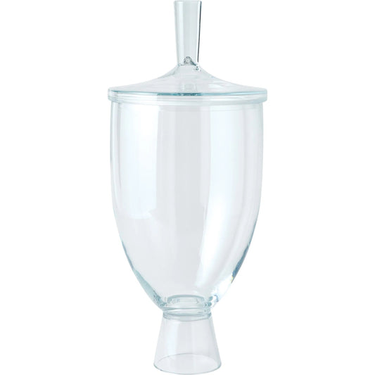 Simple Grande Jar by Global Views in clear. Made from glass in a transitional style.