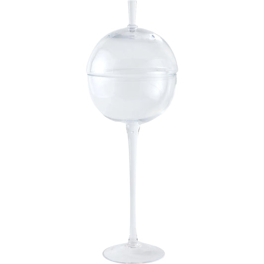 Having A Ball Covered Bowl by Global Views. Made from glass in a transitional style.