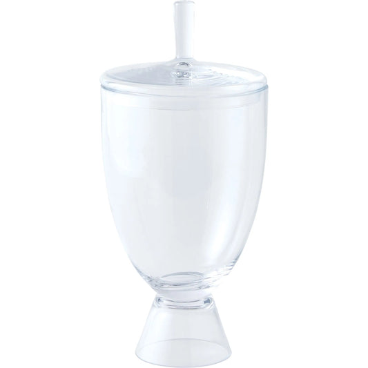 Simple Grande Jar by Global Views in clear. Made from glass in a transitional style.