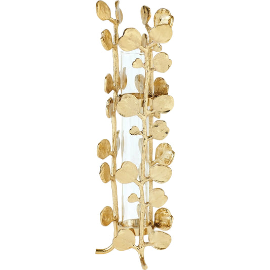 Bauhinia Bud Vase by Global Views. Made from brass, glass in a eclectic & global style.