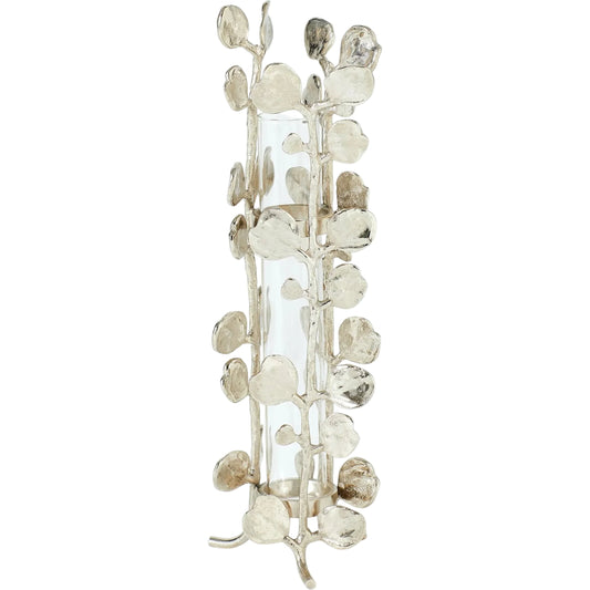 Bauhinia Bud Vase by Global Views. Made from brass, glass in a eclectic & global style.