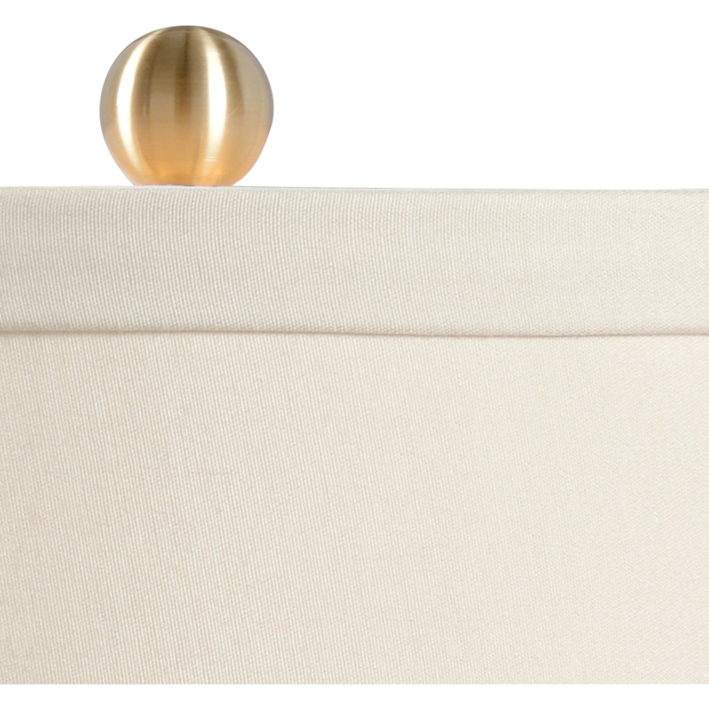 004 SR-381968 | Closeup | Banded Lamp by Chelsea House in antique cream, blue. Made from wood in a transitional style.