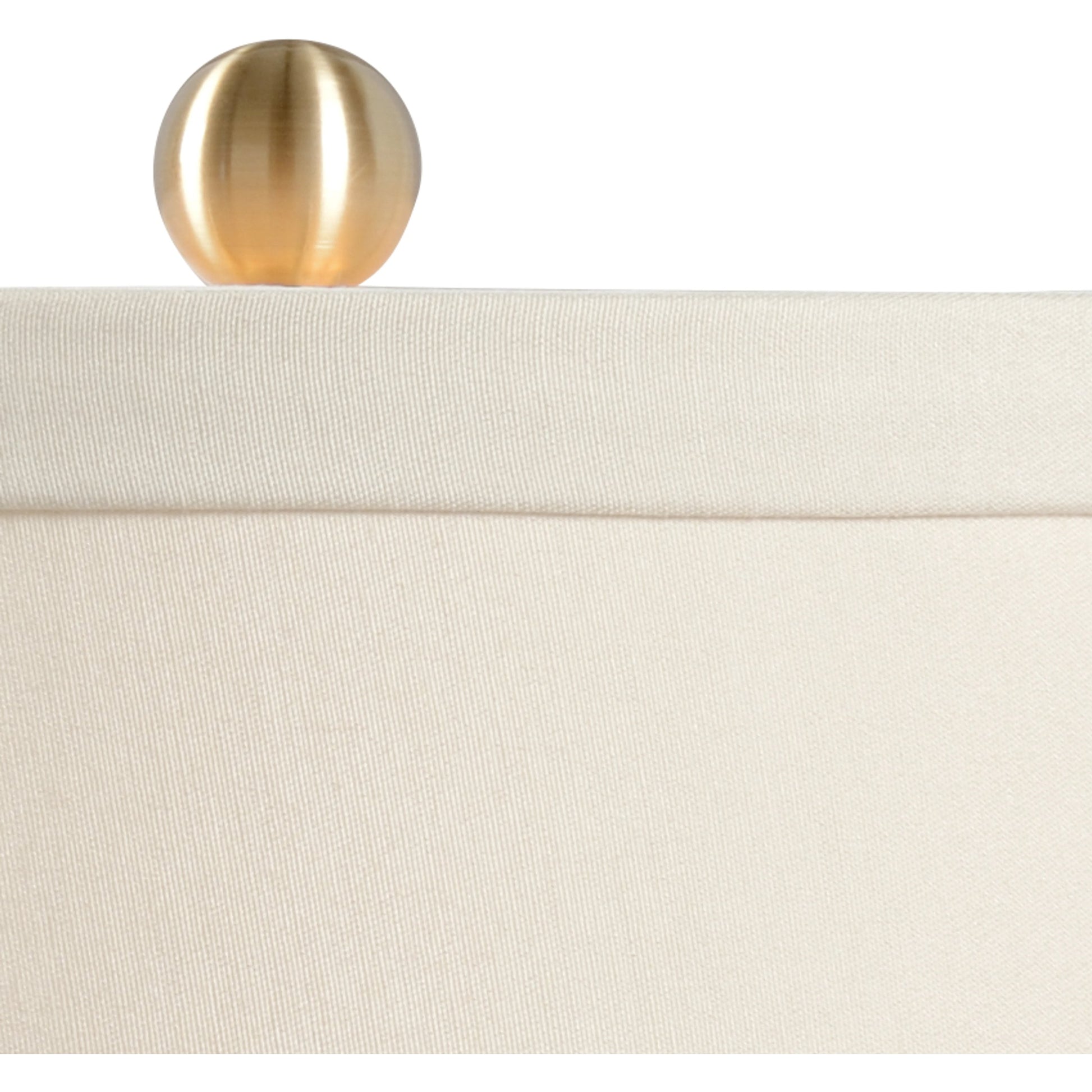 Banded Lamp by Chelsea House in antique cream, blue. Made from wood in a transitional style.