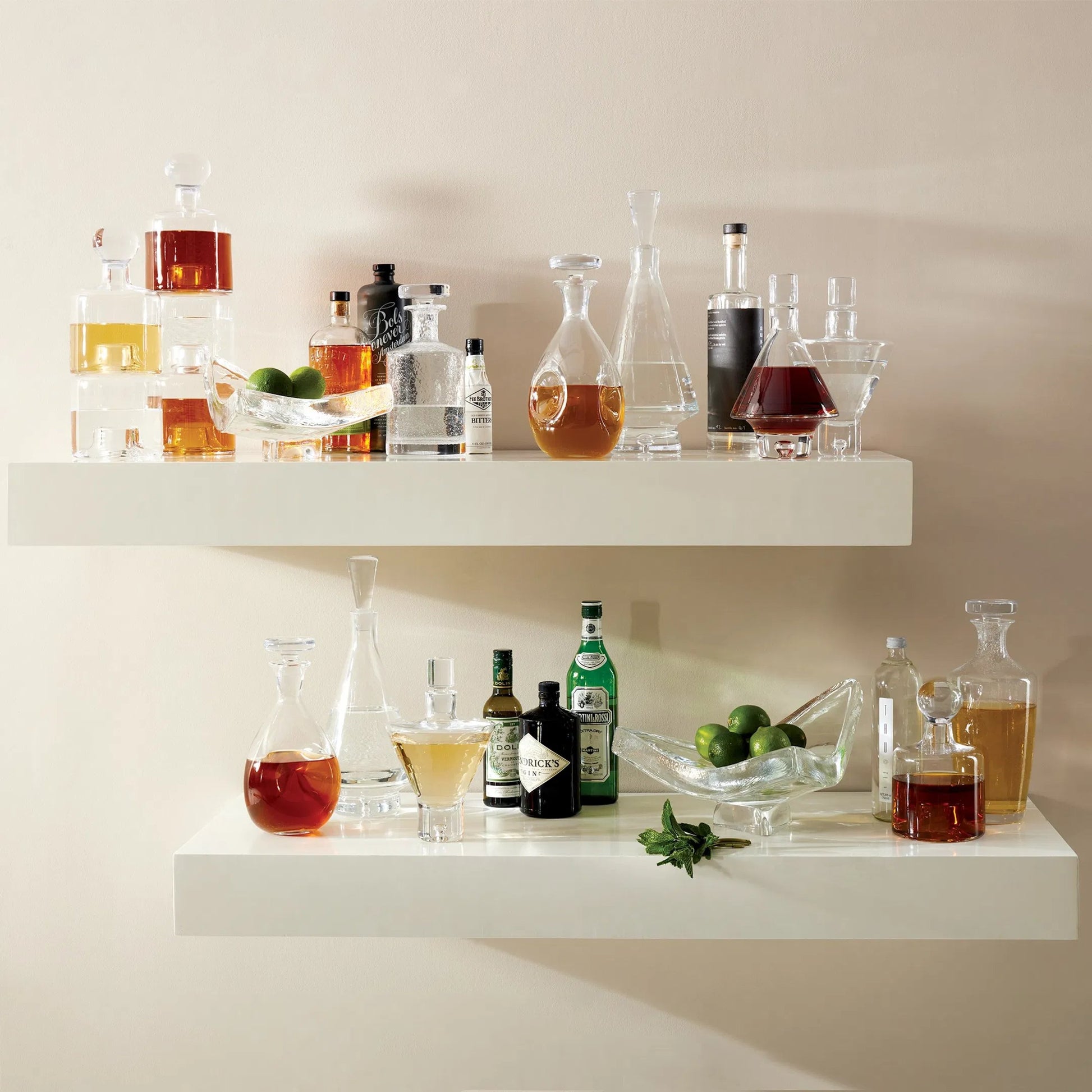 Fat Bottom Decanter by Global Views. Made from glass in a modern style.