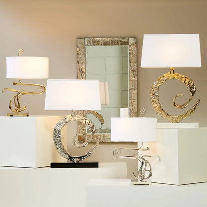 Swirl Lamp by Global Views. Made from unique in a modern style.