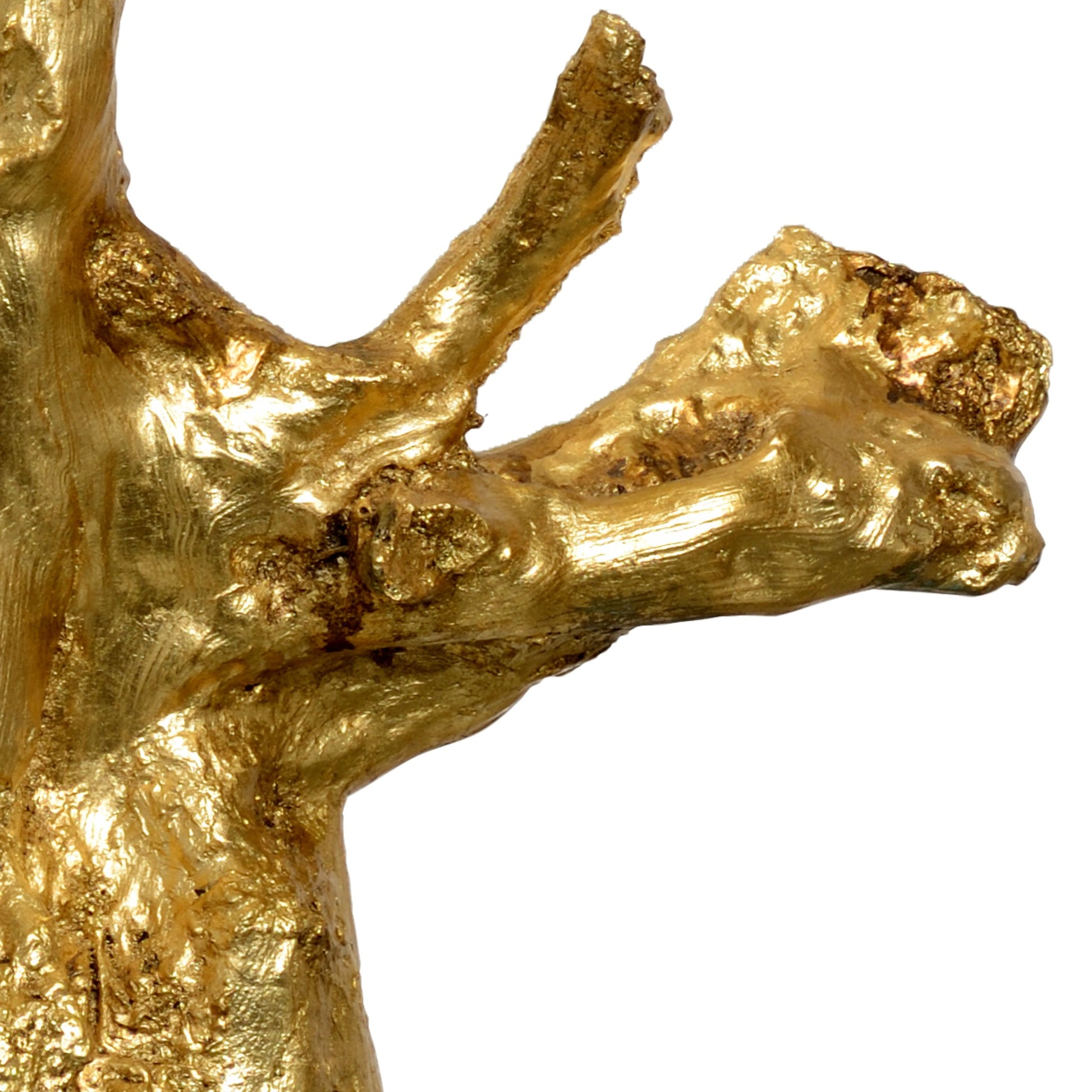 Branch Lamp by Chelsea House in antique gold, black. Made from unique in a transitional style.