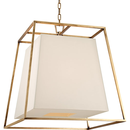 Kyle Chandelier by Hudson Valley. Made from brass in a transitional style.