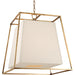 Kyle Chandelier by Hudson Valley. Made from brass in a transitional style.