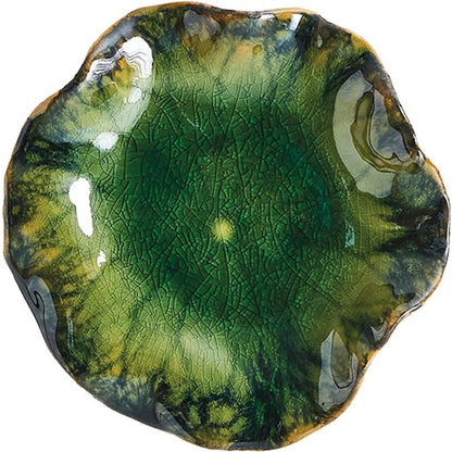 Free for Lily Plate by Global Views. Made from ceramic in a coastal style.