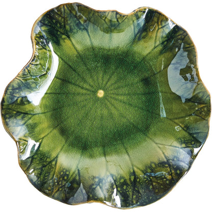 Free for Lily Plate by Global Views. Made from ceramic in a coastal style.
