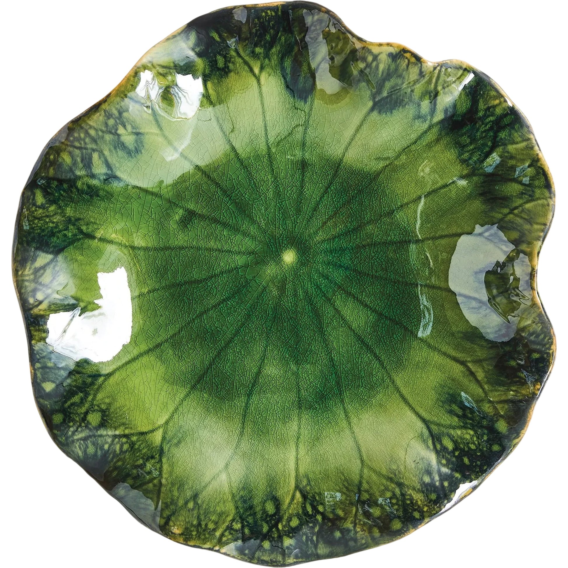 Free for Lily Plate by Global Views. Made from ceramic in a coastal style.