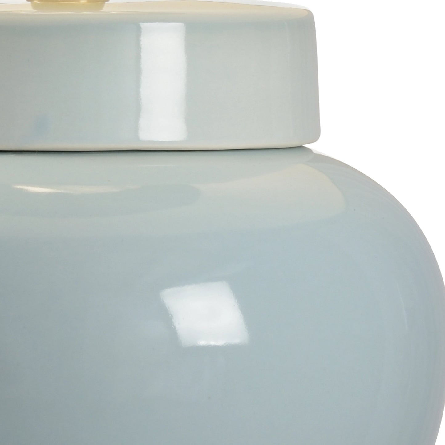 002 SR-383196 | Closeup | Lumberton Vase Lamp by Chelsea House in blue, clear. Made from ceramic, porcelain in a transitional style.
