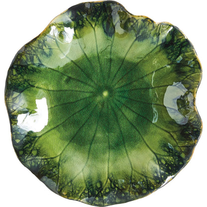 Free for Lily Plate by Global Views. Made from ceramic in a coastal style.