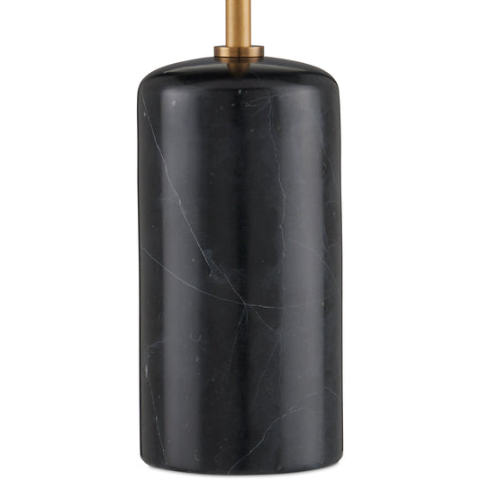 Martini Torchiere Table Lamp by Currey and Company. Made from metal, marble in a modern style.