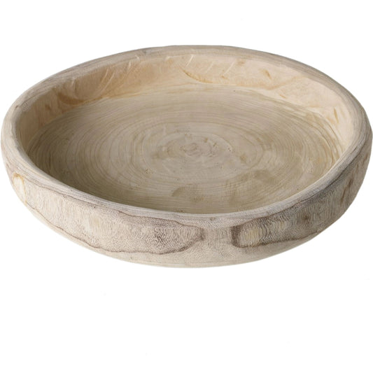 Canyon Bowl by Accent Decor in natural. Made from wood in a modern style.