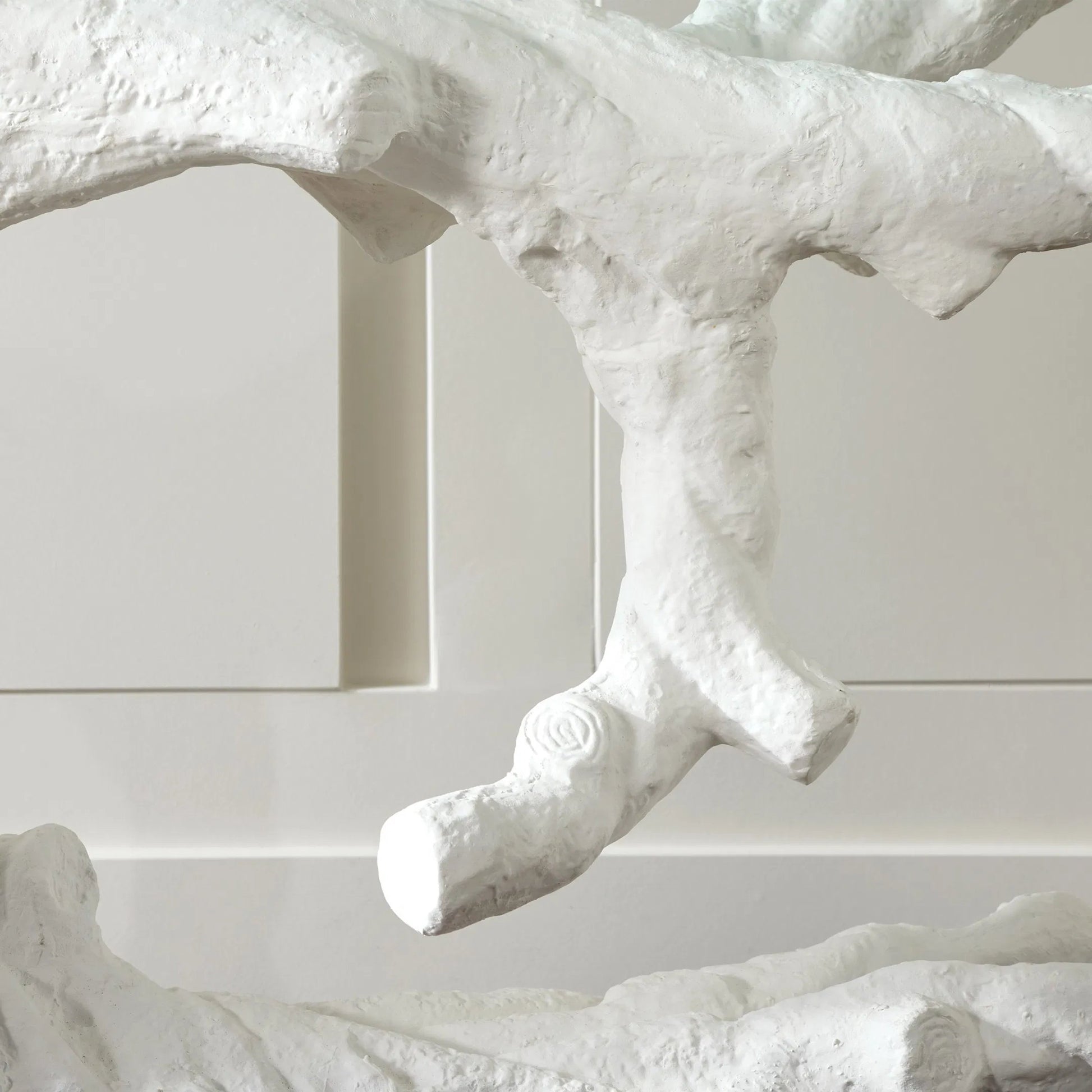 Twisted Juniper Console by Global Views in red and matte white. Made from unique in a modern style.