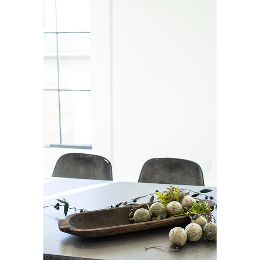 Gale Tray by Accent Decor in brown. Made from wood in a modern style.