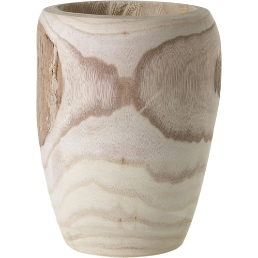 Yucca Vase by Accent Decor in natural. Made from wood in a modern style.