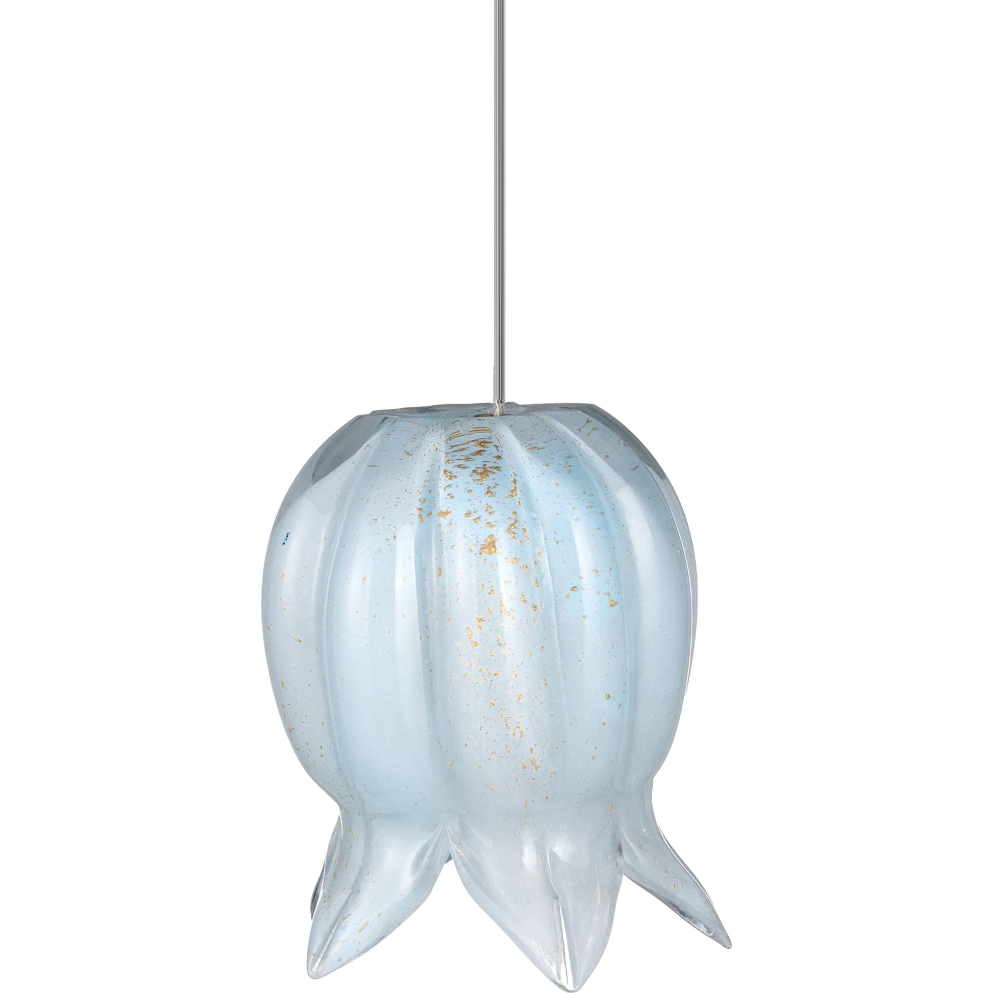 Polpo 3-Light Multi-Drop Pendant by Currey and Company. Made from art glass, metal in a modern style.