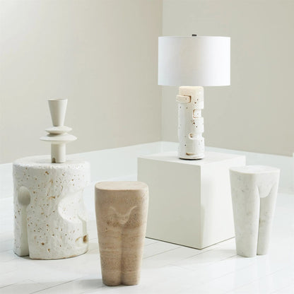 Gilles Table Lamp by Global Views. Made from ceramic in a modern style.