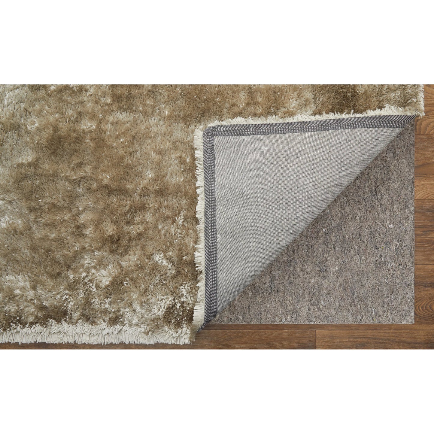 003 SI-1752848,SI-1752849 | Closeup | Blunham Solid Rug - 4116F by Feizy in gold, green. Made from polyester, cotton in a unique style.